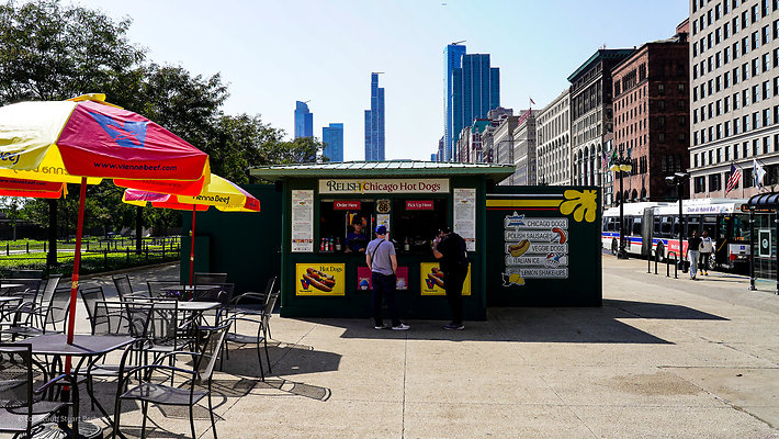 Hot Dog Stand Michigan Ave 5