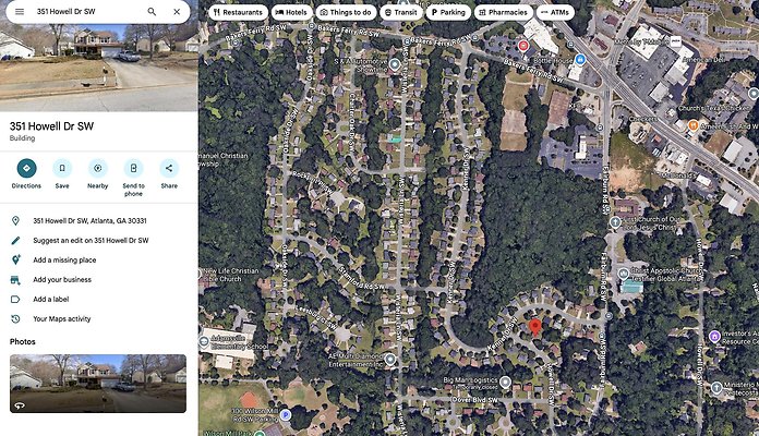 351 Howell Dr. SW Atlanta 0001