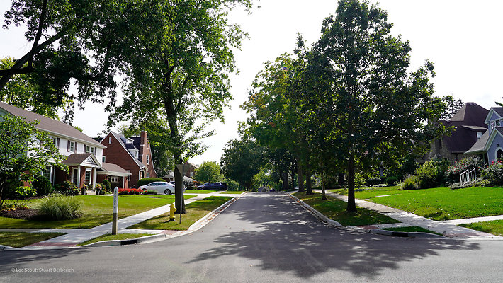 Glen Ellyn Suburban Streets