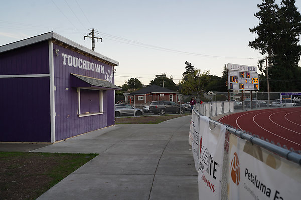 Petaluma High Football at Night